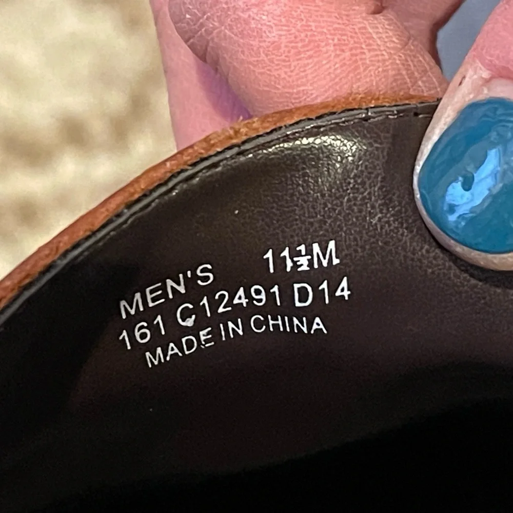 Cole Haan Men's Tan/Brown Leather Penny Loafers - Picture 3 of 8